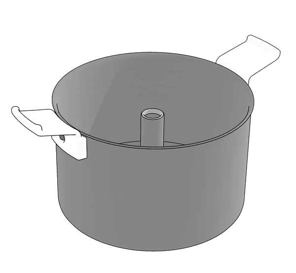 POT EN ACIER INOXYDABLE TRIMÉTALLIQUE DE 4L