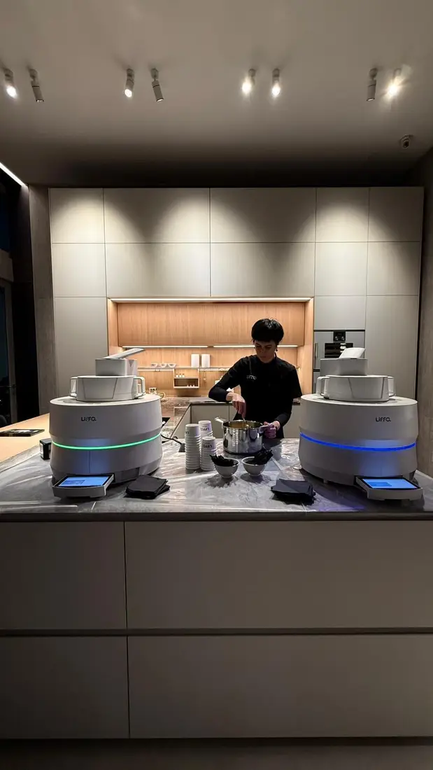 Liffo cooking show in the Ernestomeda showroom in Milan (1)