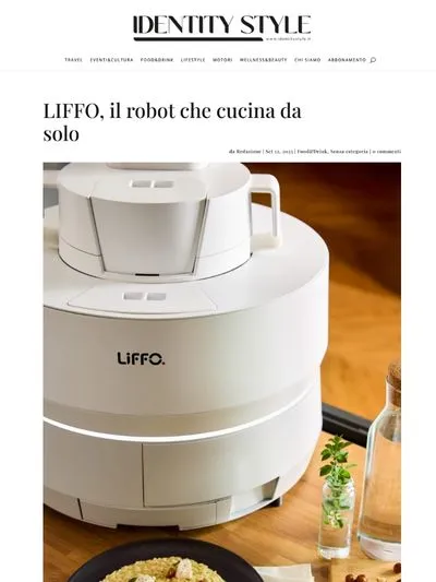 LIFFO, il robot che cucina da solo
