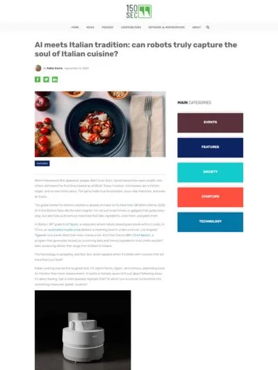 AI meets Italian tradition: Can robots truly capture the soul of Italian cuisine?