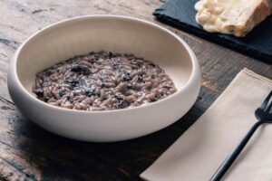 Risotto radicchio e gorgonzola