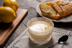 Panna cotta vaniglia e limone