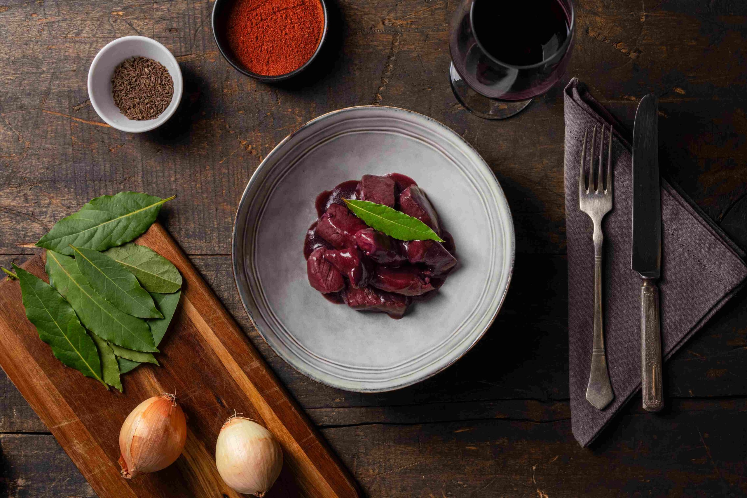 Red wine bites