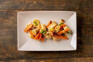 Pollo e carote al miele