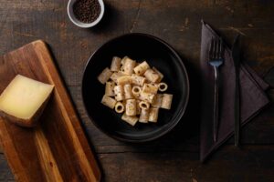 Rigatoni cacio e pepe