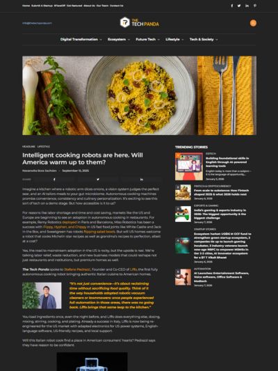 Intelligent cooking robots are here. Will America warm up to them?